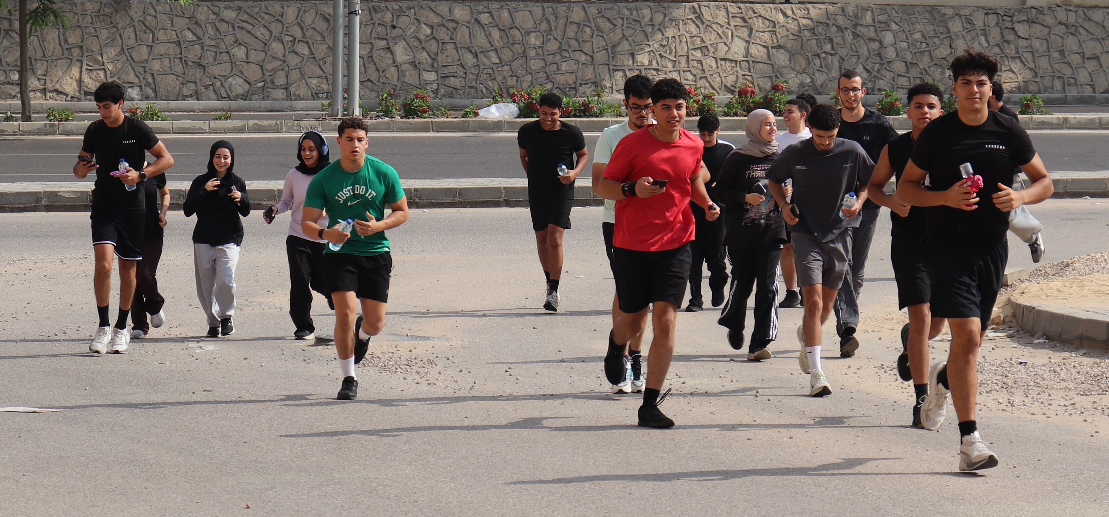 Egreeha runners spending time together after a run
